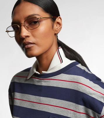 Logo rectangular sunglasses | Miu Miu