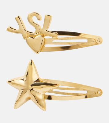 Cassandre set of 2 hairclips | Saint Laurent