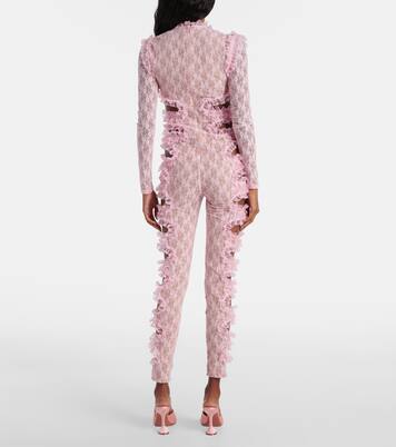 x Christopher Kane cutout lace catsuit | Self-Portrait
