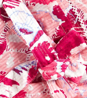 Falda Chantal de algodón a capas | Poupette St Barth Kids