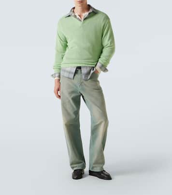 Chemise en laine à carreaux | Auralee