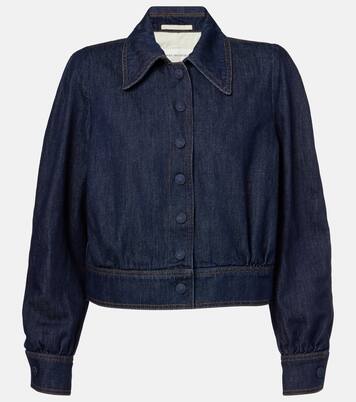 Cropped denim jacket  | Dries Van Noten