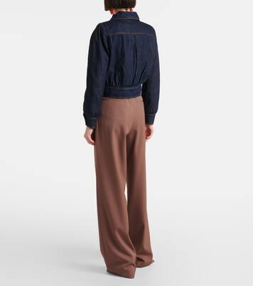 Cropped denim jacket  | Dries Van Noten