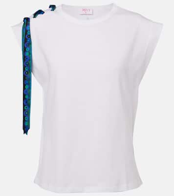 T-shirt in cotone con dettaglio Iride | Pucci