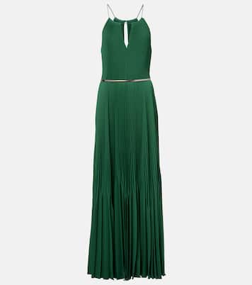 Gersa plissé sablé georgette gown | Max Mara