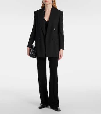 Gerade High-Rise-Hose Dinda aus Jersey | Max Mara