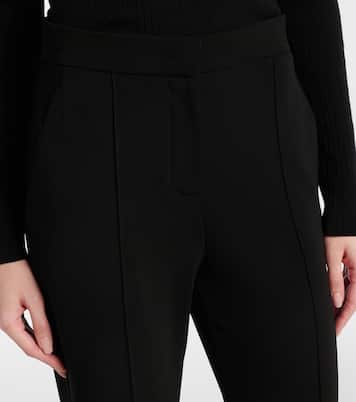 Gerade High-Rise-Hose Dinda aus Jersey | Max Mara