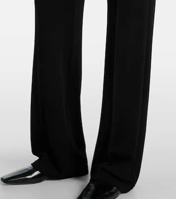 Gerade High-Rise-Hose Dinda aus Jersey | Max Mara