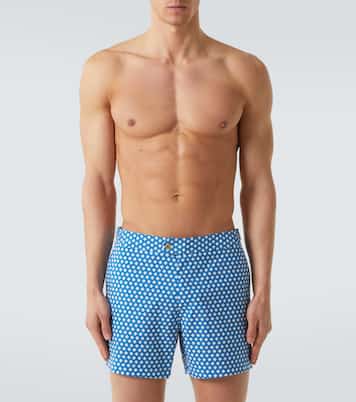 Checked swim trunks | Tom Ford