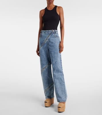 Straw wedge sandals | Alaïa