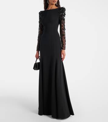 Robe longue Sylvia à ornements | Jenny Packham
