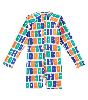 Logo printed rashguard swimsuit | Bobo Choses