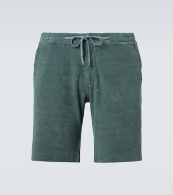 Cotton terry shorts | Fedeli