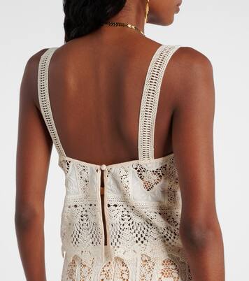 Besticktes Top Casablanca aus Voile | Johanna Ortiz