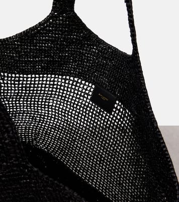 Cabas Icare Cassandre Maxi en crochet et raphia | Saint Laurent