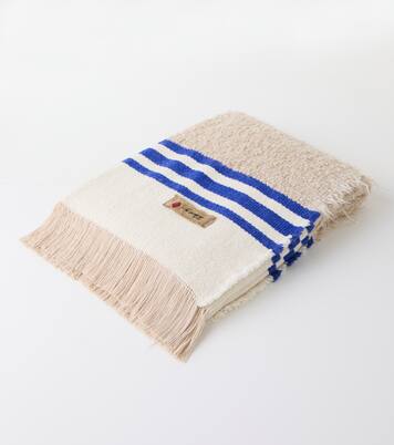 Distinto mohair-blend throw | The House of Lyria