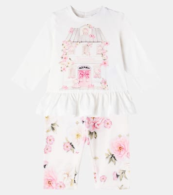 Bébé – Ensemble top et legging en coton | Monnalisa