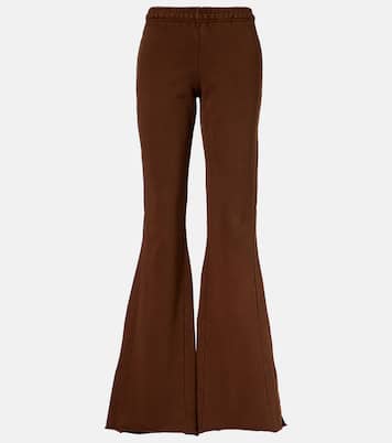 Flared cotton jersey sweatpants | Entire Studios