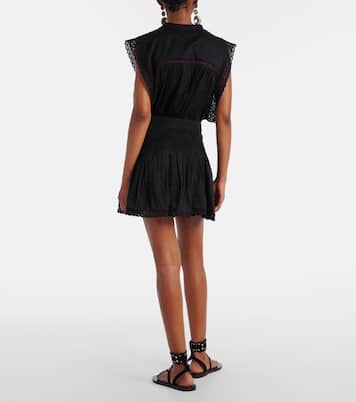 Minirock Goldie aus Baumwolle mit Spitze | Marant Etoile