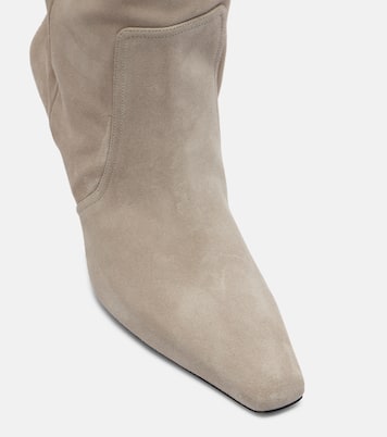 Bettina 75 knee-high suede boots | Paris Texas