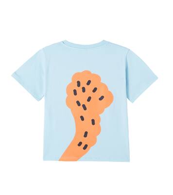 Printed cotton jersey T-shirt | Stella McCartney Kids