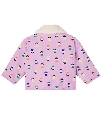 Baby Wendbare Jacke Game Pawns aus Teddyfleece | Bobo Choses