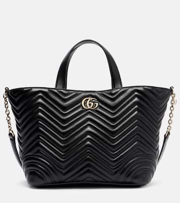 GG Marmont Small leather tote bag | Gucci