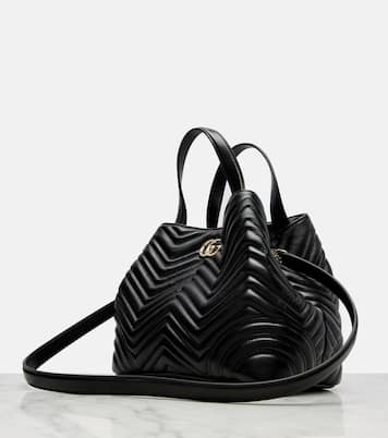 GG Marmont Small leather tote bag | Gucci