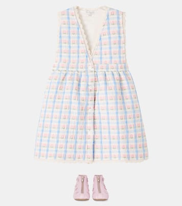 Floral-appliqué leather boots | PèPè