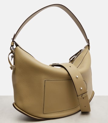 Schultertasche Pin Swing XL aus Leder | Delvaux