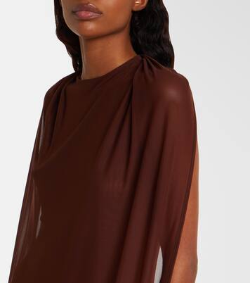 Robe longue en tulle à sequins | Jean Paul Gaultier