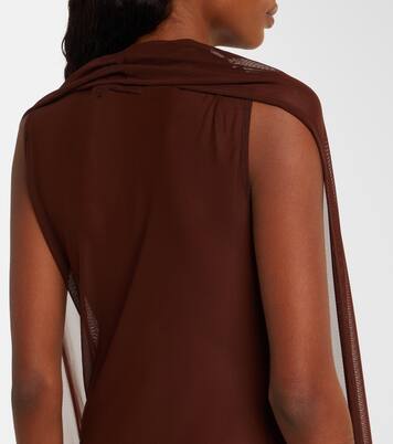 Robe longue en tulle à sequins | Jean Paul Gaultier