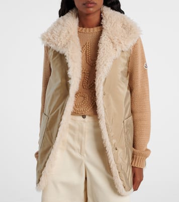 Daunenjacke Voue mit Teddyfleece | Moncler