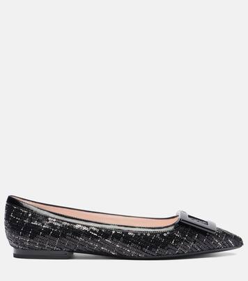 Gommettine sequined ballet flats | Roger Vivier