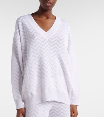 بلوفر متعرج من القطن المخلوط | Missoni