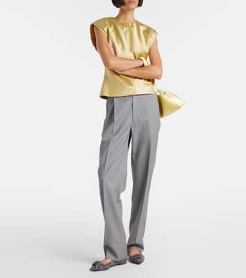 Ballerinas aus Veloursleder | Gianvito Rossi