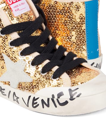 Francy Penstar sequined sneakers | Golden Goose Kids