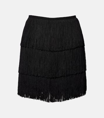 Fringed miniskirt | Norma Kamali