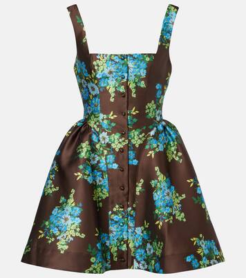 Minikleid aus Satin | Alémais