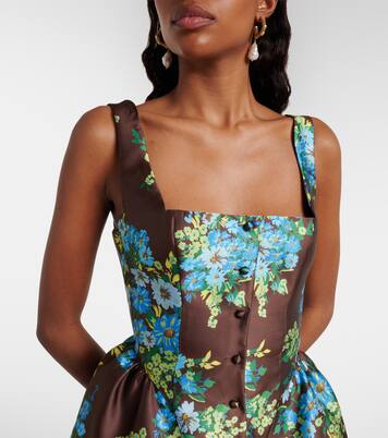 Minikleid aus Satin | Alémais