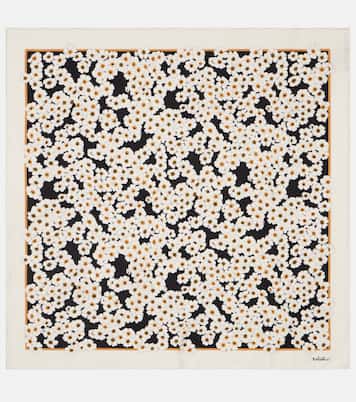 Foulard en soie à fleurs | Valentino