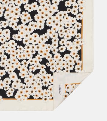 Foulard en soie à fleurs | Valentino