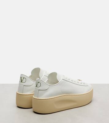 Plateau-Sneakers Royco 55 aus Leder | Valentino Garavani