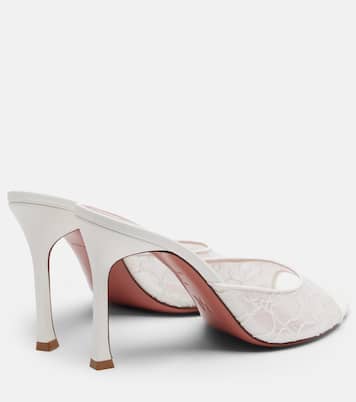 Alexa polka-dot mules | Amina Muaddi