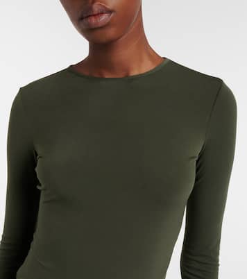 Suspended draped jersey gown | Coperni