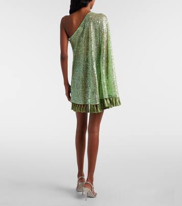 Es Trench off-shoulder sequined minidress | Taller Marmo