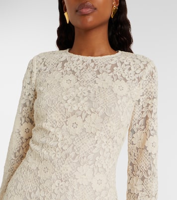 Abito corto Teresia in tulle con ricamo | Veronica Beard