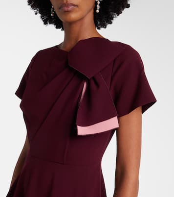 Abito midi Luna in crêpe | Roksanda