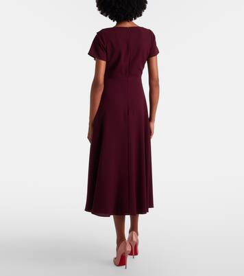 Abito midi Luna in crêpe | Roksanda