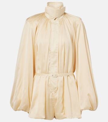 Satin playsuit | Rotate